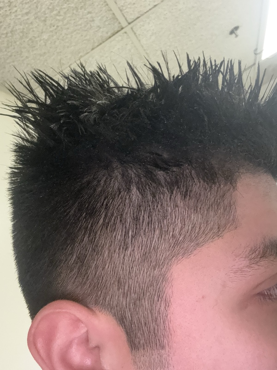 A fresh, clean haircut and fade styled at CD Hair Salon in Decatur, GA
